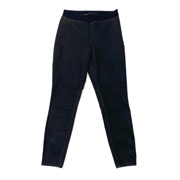 36. Victoria's Secret Black Coated Skinny Jean 6 - Picture 1 of 7